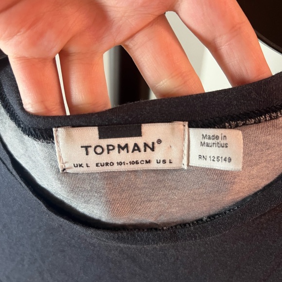 Topman Men’s Floral Tropical Graphic Short Sleeve T-Shirt Size Large - Picture 4 of 5